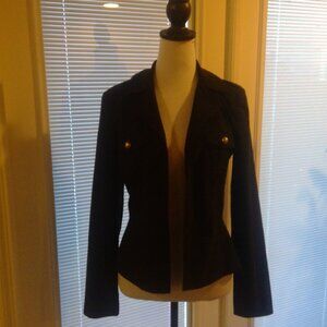 A Buyer Womens Casual Classy Black Long Sleeve Collared Blazer